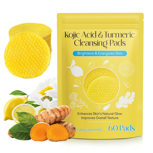 Glow Instantly with Turmeric Kojic Acid Cleansing Pads – Your Skincare Game Changer! ✨