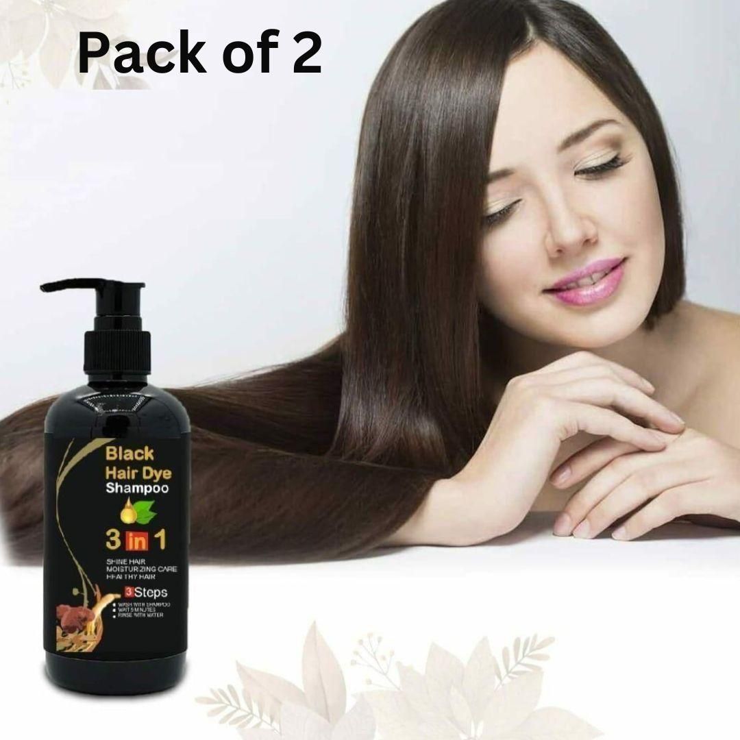 Black Hair Shampoo 100ML Each_pack Of 4 - Premium Product for Luxurious People