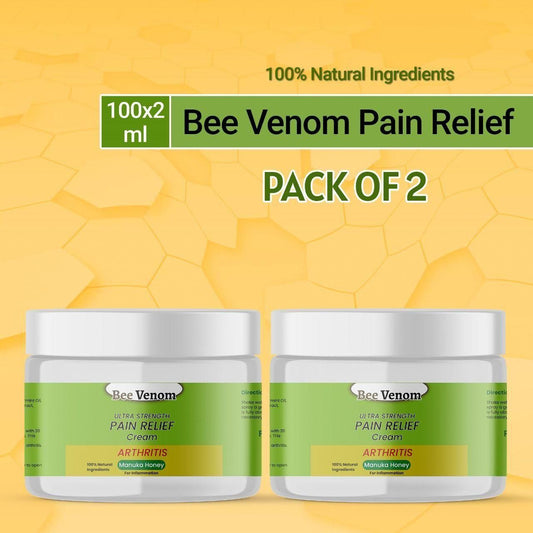 Bee Venom Ultra Strength Pain Relief Cream 100gram - Buy 1 Get 1 FREE