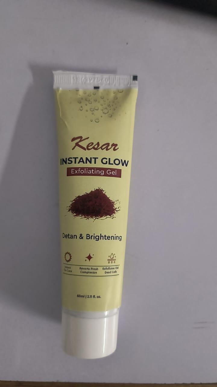 Kesar Instant Glow Exfoliating Gel - 60g